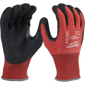 Dipped Cut-Resistant Gloves - Large, X-Large, 2X-Large, 15, Nylon/Lycra®, Nitrile, Dipped Palm, ASTM ANSI Level A4, EN 388 Level 4, EN 388 Level 4, EN 388 Level 3, Unrated