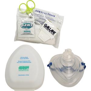 CPR Pocket Face Mask & Accessories Kit - Reusable Mask, Class 2