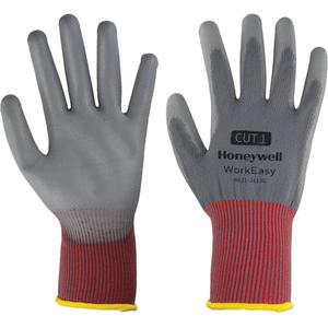 WorkEasy Cut Protective Gloves - X-Large/10, X-Small/6, Small/7, Medium/8, Large/9, 2X-Large/11, 13, Polyester, Polyurethane, Dipped Palm, EN 388 Level 1, EN 388 Level 3/ANSI/ISEA 105 Level 2, EN 388 Level 2