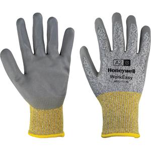 WorkEasy Cut Protective Gloves - X-Large/10, Small/7, Medium/8, Large/9, 2X-Large/11, 13, HPPE/Glass Fibre, Polyurethane, Dipped Palm, ASTM ANSI Level A2/EN 388 Level B, EN 388 Level 4/ANSI/ISEA 105 Level 3