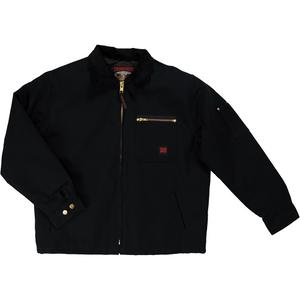 Duck Chore Jacket - Cotton, Medium (Tall), Large (Tall), X-Large (Tall), 2X-Large (Tall), 3X-Large (Tall), Black, Men's, Polyester
