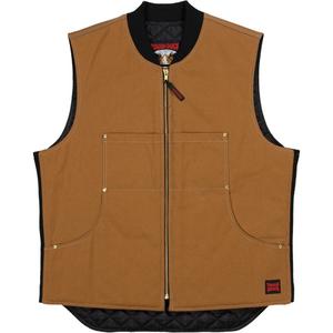 WV04 Moto Vest - Cotton, Small, Medium, Large, X-Large, 2X-Large, 3X-Large, 4X-Large, 5X-Large, Brown, Men's, Polyester