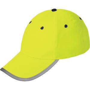 148 Ball Cap - High Visibility Lime-Yellow, Silver