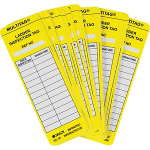 Laddertag Inserts - Plastic, English, 2", 6-1/2"