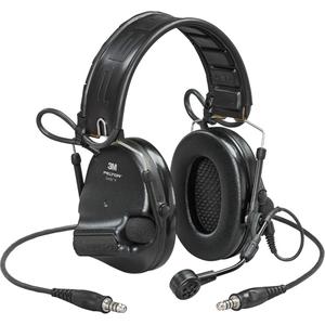 Peltor™ ComTac™ VI NIB Dual Lead Headset with Arc - Headband, None, 23, Black