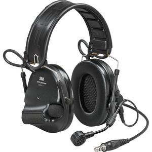 Peltor™ ComTac™ VI NIB Single Lead Headset with Arc - Headband, None, 23, Black