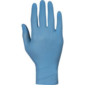 KeepKleen® Disposable Glove - Large, X-Small, Nitrile, 2.8-mil, Untextured, Blue, Powder-Free, Accepted for use in Canadian Food Processing Facilities, Non-Medical