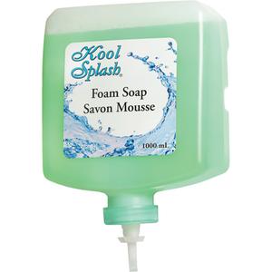 Kool Splash® Soothing Aloe Soap - Foam, Plastic Cartridge, 1000 ml, Scented
