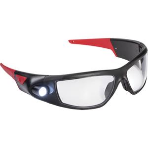 SPG400 Rechargeable Inspection Beam Safety Glasses - ANSI Z87+, Clear, None, 2 - 6', 9.5 hrs