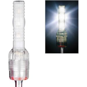 Safety Whip® Flashing Heavy-Duty Warning Whip Light - White