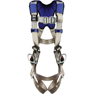 ExoFit™ X100 Comfort Vest Safety Harness - Work Positioning/Ladder Climbing/Fall Arrest, ALP, 310 lbs., Small, 2X-Large, Back - Front - Side, Tongue Buckle, Pass-Through/Mating, Grey