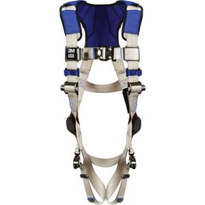 ExoFit™ X100 Comfort Vest Safety Harness - Fall Arrest, A, 310 lbs., Small, Medium, Large, X-Large, 2X-Large, Back, Quick-Connect, Quick-Connect, Grey