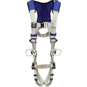ExoFit™ X100 Comfort Vest Safety Harness - Work Positioning/Ladder Climbing/Fall Arrest, ALP, 310 lbs., Small, Medium, Large, X-Large, 2X-Large, Back - Front - Side, Quick-Connect, Quick-Connect, Grey
