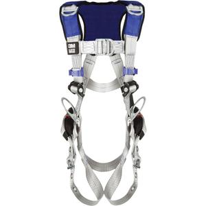 ExoFit™ X100 Comfort Vest Safety Harness - Work Positioning/Ladder Climbing/Fall Arrest, ALP, 310 lbs., Small, Medium, Large, X-Large, 2X-Large, Back -  Front - Shoulder - Side, Tongue Buckle, Pass-Through/Mating