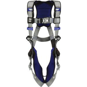 ExoFit™ X200 Comfort Vest Safety Harness - Fall Arrest, A, 310 lbs., Small, Medium, Large, X-Large, 2X-Large, Back, Tongue Buckle, Quick-Connect, Grey