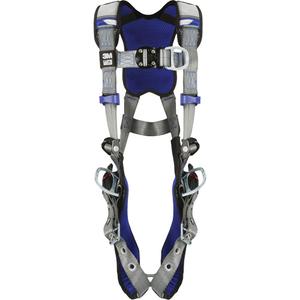 ExoFit™ X200 Comfort Vest Safety Harness - Work Positioning/Ladder Climbing/Fall Arrest, ALP, 310 lbs., Small, Medium, Large, Back - Front - Side, Tongue Buckle, Quick-Connect, Grey