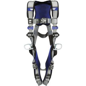 ExoFit™ X200 Comfort Vest Safety Harness - Work Positioning/Fall Arrest, AP, 310 lbs., Small, Large, X-Large, 2X-Large, Back - Side, Quick-Connect, Quick-Connect, Grey