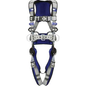 ExoFit™ X200 Comfort Construction Safety Harness - Work Positioning/Fall Arrest, AP, 310 lbs., X-Small, Small, Medium, Large, X-Large, 2X-Large, Back - Side, Quick-Connect, Quick-Connect, Grey
