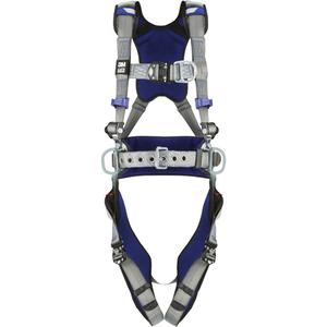 ExoFit™ X200 Comfort Construction Safety Harness - Work Positioning/Ladder Climbing/Fall Arrest, ALP, 310 lbs., Small, Medium, Large, X-Large, 2X-Large, Back - Front - Side, Quick-Connect, Quick-Connect