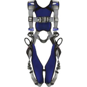 ExoFit™ X200 Comfort Wind Energy Safety Harness - Work Positioning/Ladder Climbing/Fall Arrest, ALP, 420 lbs., Small, Medium, Large, X-Large, Back - Front - Side, Quick-Connect, Quick-Connect, Grey