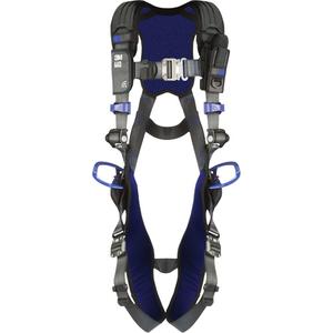 ExoFit™ X300 Comfort Vest Safety Harness - Work Positioning/Fall Arrest, AP, 310 lbs., X-Small, Small, Medium, Large, X-Large, 2X-Large, Back - Side, Quick-Connect, Quick-Connect, Grey