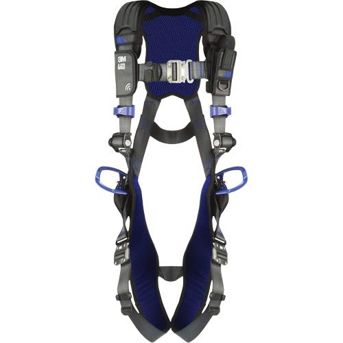 ExoFit™ X300 Comfort Vest Safety Harness - Work Positioning/Fall Arrest, AP, 310 lbs., X-Small, Small, Medium, Large, X-Large, 2X-Large, Back - Side, Quick-Connect, Quick-Connect, Grey