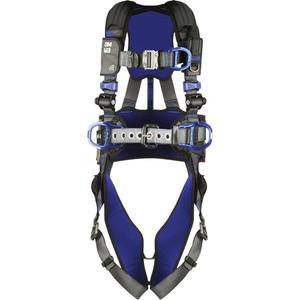 ExoFit™ X300 Comfort Construction Safety Harness - Work Positioning/Ladder Climbing/Fall Arrest, ALP, 310 lbs., Small, Medium, Large, X-Large, 2X-Large, Back - Front - Side, Quick-Connect, Quick-Connect