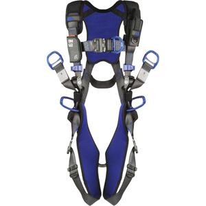 ExoFit™ X300 Comfort Wind Energy Safety Harness - Work Positioning/Ladder Climbing/Fall Arrest, ALP, 420 lbs., Small, Medium, Large, X-Large, Back - Front - Side, Quick-Connect, Quick-Connect, Grey