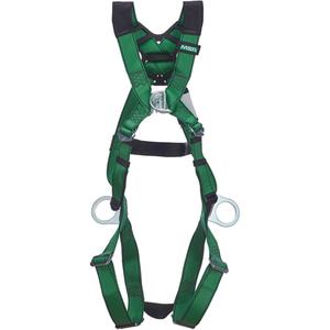 V-Form+™ Harness - Work Positioning/Ladder Climbing/Fall Arrest, ALP, 150 lbs., X-Small, 2X-Large, X-Large, Back - Front - Side, Pass-Through/Mating