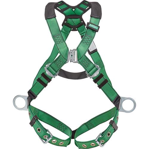 V-Form+™ Harness - Work Positioning/Fall Arrest, AP, 400 lbs., 2X-Large, Back - Side, Quick-Connect