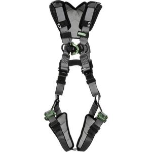 V-Fit™ Safety Harness - Fall Arrest, A, 150 lbs., X-Small, Universal, X-Large, Back, Quick-Connect