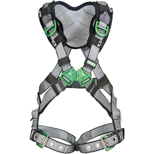 V-Fit™ Safety Harness - Fall Arrest/Evacuation/Retrieval, AE, 150 lbs., X-Small, 2X-Large, Universal, X-Large, Back - Shoulder, Tongue Buckle