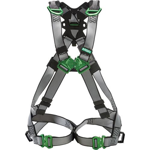 V-Fit™ Safety Harness - Fall Arrest/Evacuation/Retrieval, AE, 150 lbs., X-Small, 2X-Large, Universal, X-Large, Back - Shoulder, Quick-Connect