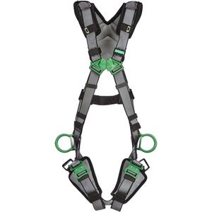 V-Fit™ Safety Harness - Work Positioning/Fall Arrest, AP, 150 lbs., X-Small, 2X-Large, Universal, X-Large, Back - Side, Quick-Connect