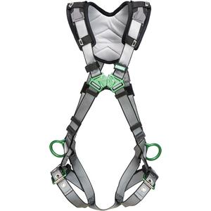 V-Fit™ Safety Harness - Work Positioning/Fall Arrest, AP, 150 lbs., X-Small, 2X-Large, Back - Side, Tongue Buckle