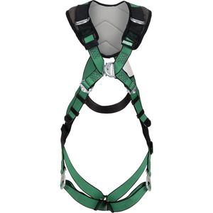 V-Form™ Safety Harness - Fall Arrest, A, 150 lbs., X-Small, X-Large, 2X-Large, Universal, Back, Quick-Connect
