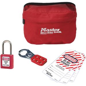 Personal Lockout Kit with Zenex™ Thermoplastic Padlock - 6, Severe Use