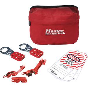 Basic Lockout Kit with No Locks - 8, Electrical, Severe Use, 1-1/2", 1-1/2", 25/32"