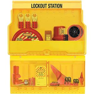 Premier Valve & Electrical Deluxe Lockout Station - Not Included, None, 32, Severe Use, 23.5", 27", 4.5"