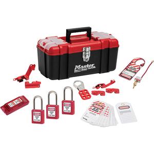 Standard Lockout Kit with Zenex™ Thermoplastic Locks - 14, Electrical, Severe Use, 1-1/2", 1-1/2", 25/32"