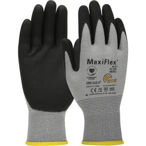 ATG MaxiFlex® Elite™ Ultra Lightweight Touchscreen Compatible Gloves - Large, Medium, Small, X-Large, 2X-Large, 18, Nylon, Nitrile, Dipped Palm, Unlined, EN 388 Level 1, EN 388 Level A, EN 388 Level 4 & ANSI Level 2