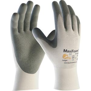ATG MaxiFoam® Premium Seamless Knit Gloves - Large, Medium, Small, X-Large, 15, Nylon, Nitrile, Dipped Palm, Unlined, EN 388 Level 1, EN 388 Level A, EN 388 Level 4 & ANSI Level 2, EN 388 Level 2