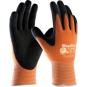 ATG MaxiFlex® Ultimate™ High Visibility Seamless Gloves - Large, Medium, Small, X-Large, 15, Nylon/Lycra®, Nitrile, Dipped Palm, Unlined, EN 388 Level 1, EN 388 Level 4 & ANSI Level 3, EN 388 Level 3