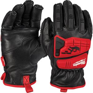 Goatskin Impact Gloves - Small, Medium, Large, X-Large, 2X-Large, Grain Leather, ANSI/ISEA 138 Level 2