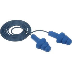 E-A-R™ Ultrafit™ Premolded Earplugs - Corded, 25, One-Size, Meets/Exceeds CSA Class AL, Bulk - Polybag, 100 pairs, METAL DETECTABLE, Box