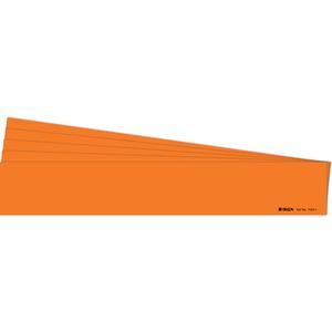Blank Pipe Marker - Vinyl, Orange, 2-1/2" - 7-7/8", 2-1/4", 14", 2", English, Self-Adhesive