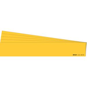 Blank Pipe Marker - Vinyl, Yellow, 8" - 20", 4", 24", 3-1/2", None, Self-Adhesive