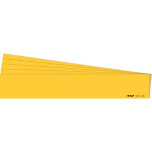 Blank Pipe Marker - Vinyl, Black on Yellow, 3/4" - 2-3/8", 2-1/4", 14", 3/4", English, Self-Adhesive