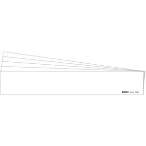 Blank Pipe Marker - Vinyl, White, 2-1/2" - 7-7/8", 2-1/4", 14", None, Self-Adhesive