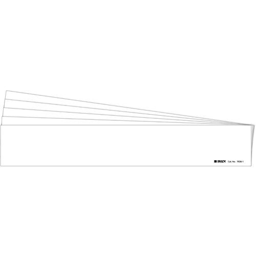 Blank Pipe Marker - Vinyl, White, 2-1/2" - 7-7/8", 2-1/4", 14", None, Self-Adhesive